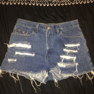 Levi’s High Waisted Shorts
